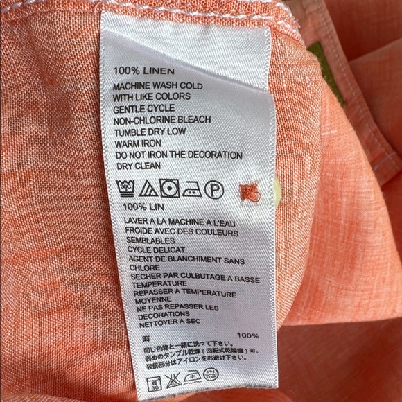 Tommy Bahama Linen Short Sleeve Button Down Shirt Size XXL - Picture 10 of 10